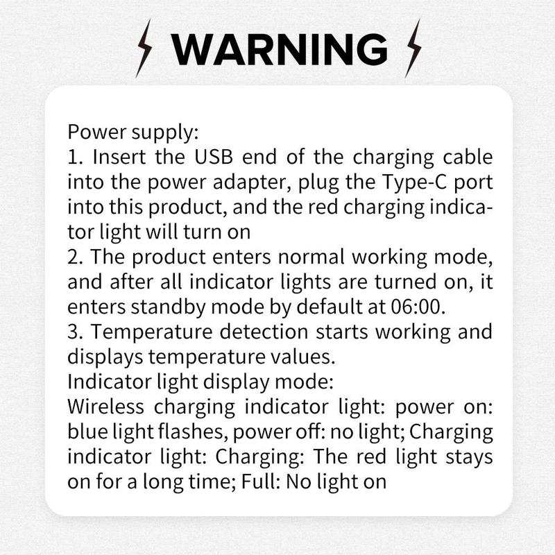Multifunctional 6-in-1 Desktop Speaker, Creative Night Light with Alarm Clock, Wireless Charger Speaker, Bluetooth-compatible Speaker for Home Office - 7